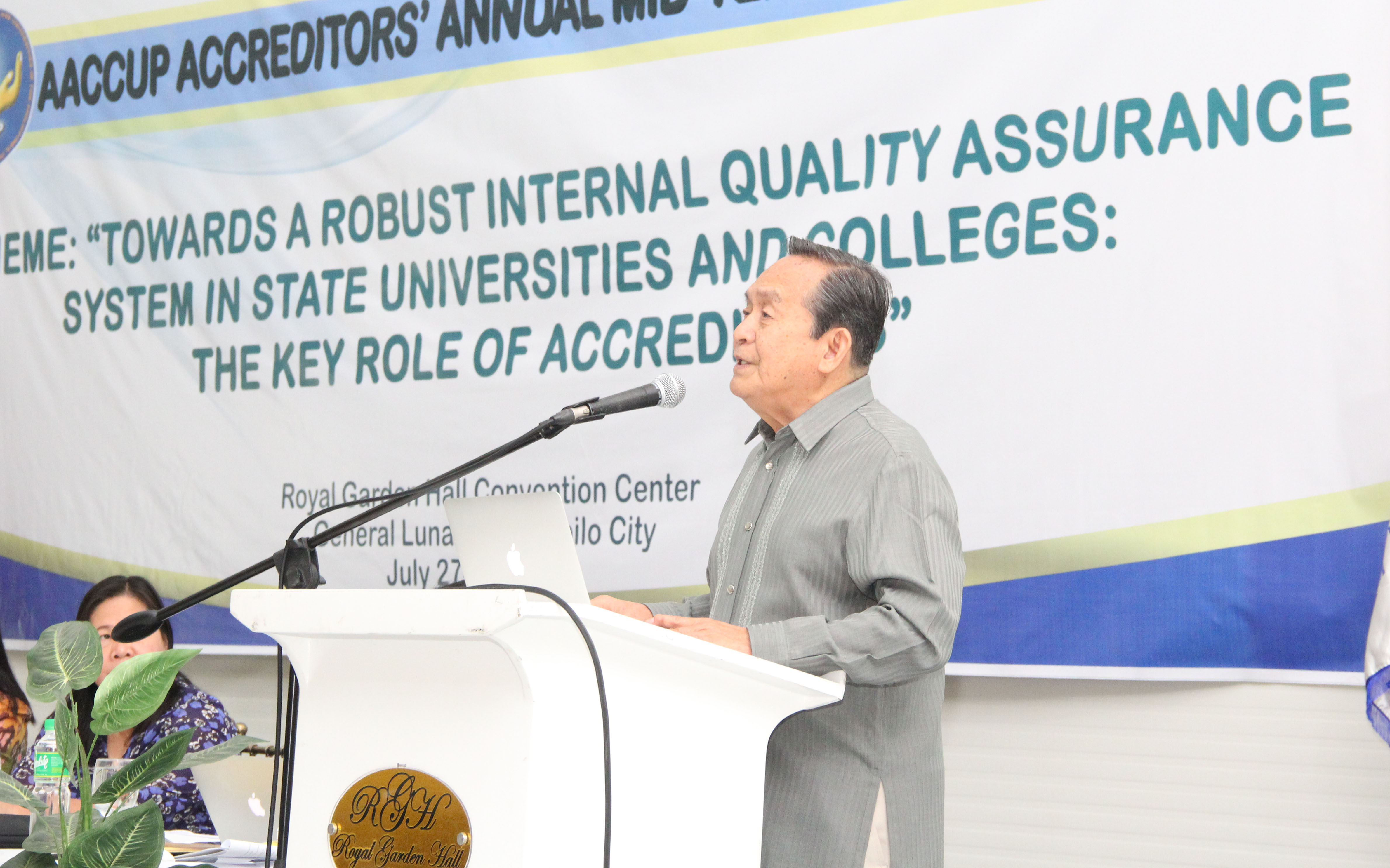 Dr. Manuel T. Corpuz, President and Founding Chairman, AACCUP talks on the Profile of the AACCUP Accreditor.