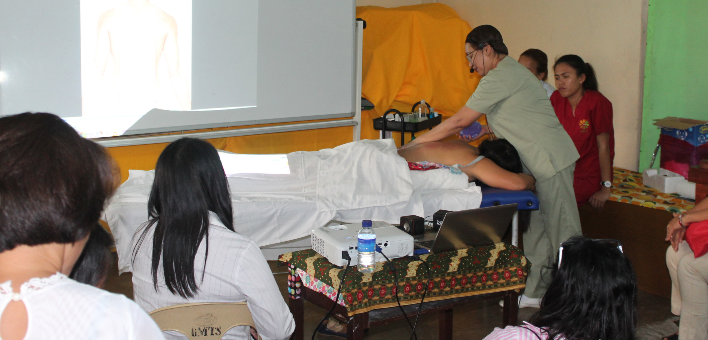 "Hilot" wellness massage is one of the skills featured in the seminar workshop.