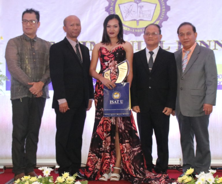 Miss Christia Mae S. de la Cruz is recognized for her exemplary contribution as Student Regent of ISAT U Board of Regents. Miss de la Cruz passed the recent Licensure Examination for Electrical Engineers.