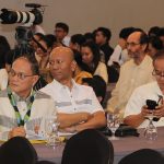 Dr. Raul F. Muyong, Dr. Gabriel M. Salistre, Jr. and Dr. Manuel A. Sanchez, Jr. lead the ISAT U delegates in the opening program.