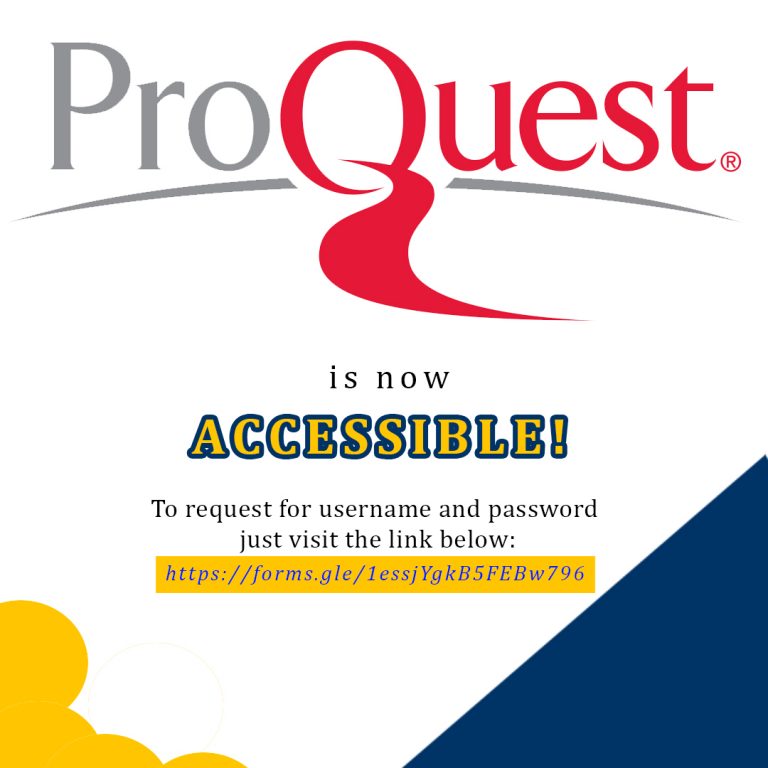 Access to ProQuest